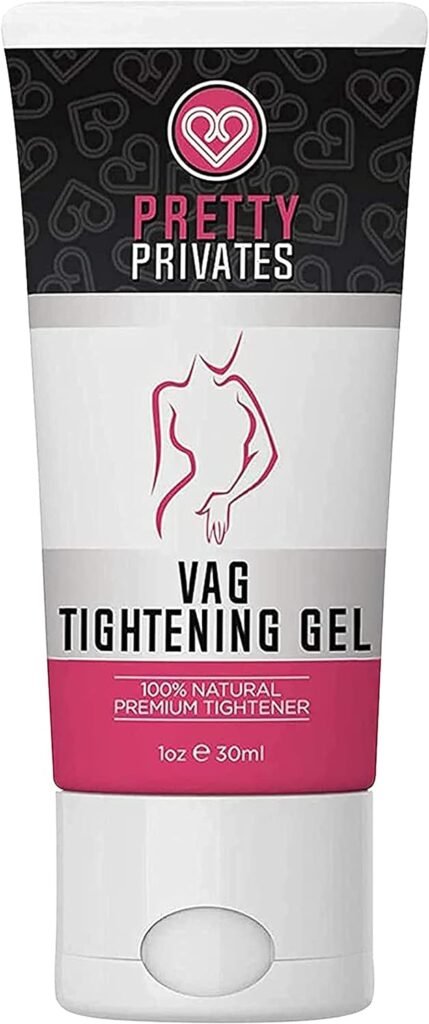 Pretty Privates Vaginal Tightening Gel - Tightening Cream for Vag Instantly - Vaginal Tightness Moisturizer Product - Vagi Rejuvenation and Coochie Tightener - 1 oz (30mL)