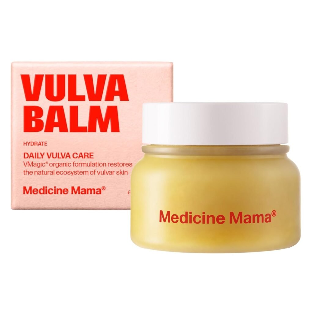 VMAGIC by Medicine Mama Organic Vulva Balm – Intimate Skin Care, Menopause Support – Relieves Feminine Dryness, Itching  Irritation – Hormone Free, Vaginal Moisturizer for Women – 2 oz